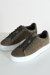 Selected David Chunky Suede Leather Sneaker Grape Leaf