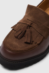 Selected Hugo Mix Tassel Loafer Chocolate Brown