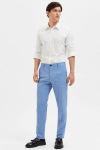 Selected SLIM OASIS LINEN PANTS Light Blue