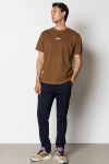 Clean Cut Copenhagen Cohen Brushed Tee SS Brown