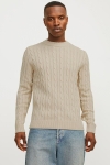 Jack & Jones Ross Knit Crew Neck Moonbeam