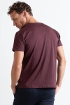 Clean Cut Copenhagen Basic Organic Tee Dark Plum