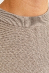 Jack & Jones Milano Stitch Knit Crew Neck Greige