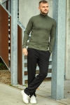 JEFF MALCOLM ROLL NECK KNIT Army