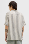 Jack & Jones Enzo Stripe Resort Shirt SS Moonbeam