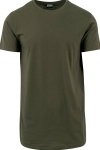 URBAN CLASSICS Shaped Long Tee Olive