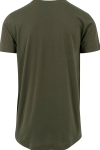 URBAN CLASSICS Shaped Long Tee Olive