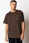 Clean Cut Copenhagen Clean organic T-shirt Dark Brown