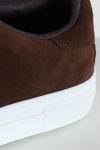 Selected David Chunky Suede Leather Sneaker Chocolate Brown