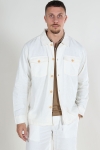 Selected SLHBRODY-LINEN OVERSHIRT LS Cloud Dancer