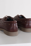 Jack & Jones Dartmoor PU Boat Shoe Brandy Brown