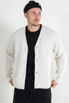 Jack & Jones Ollie Waffle Knit Cardigan Moonbeam