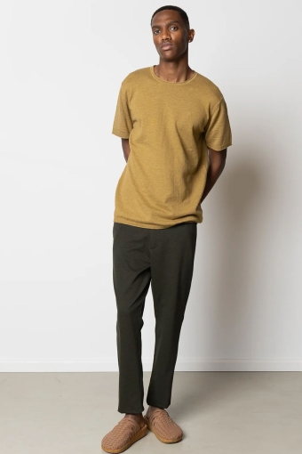 Thomas Knit Tee Dark Khaki