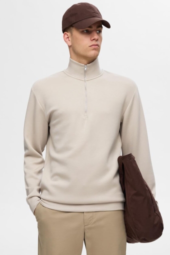 Emanuel Soft Half Zip Sweat Pure Cashmere