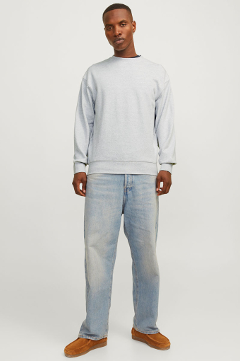 Charge Sweat Crewneck Loose Fit White Melange