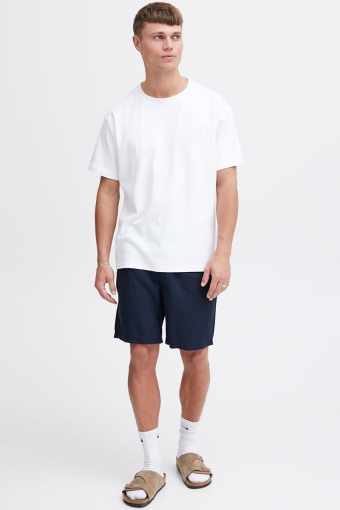 Aurelius Elasticated Linen Shorts Insignia Blue