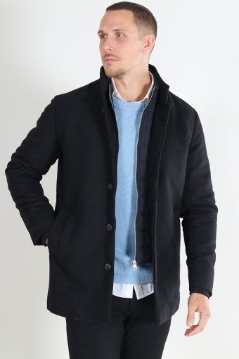 Harrison Wool Jacket  Black