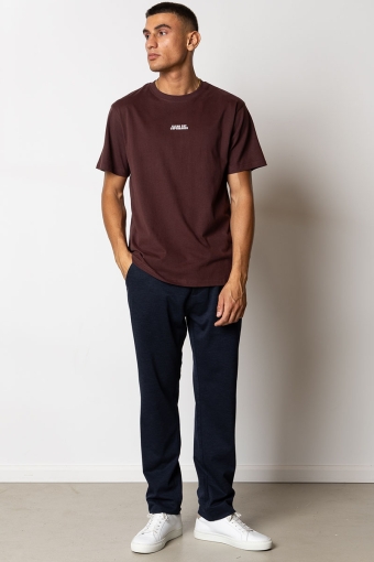 Cohen Brushed Tee SS Dark Plum