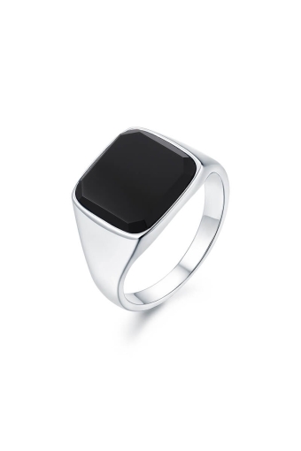 Black Onyx Signature Ringa Silver