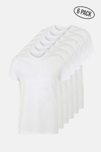 Cam T-shirt 6-Pack White