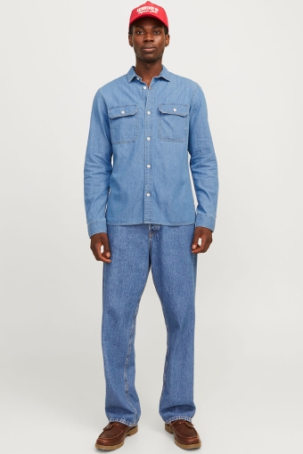 Travis Shirt LS Light Blue Denim