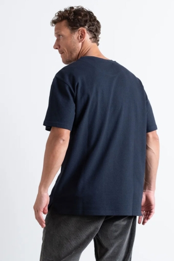 Calton Structured Tee Dark Navy