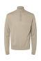 Selected Tray LS Merino Knit Half Zip Kelp