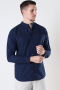 Jack & Jones Summer Band Shirt LS Navy Blazer